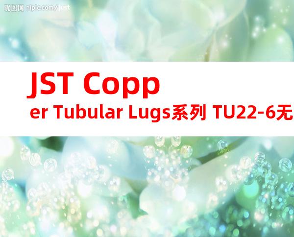JST Copper Tubular Lugs系列 TU22-6无焊端子产品规格书